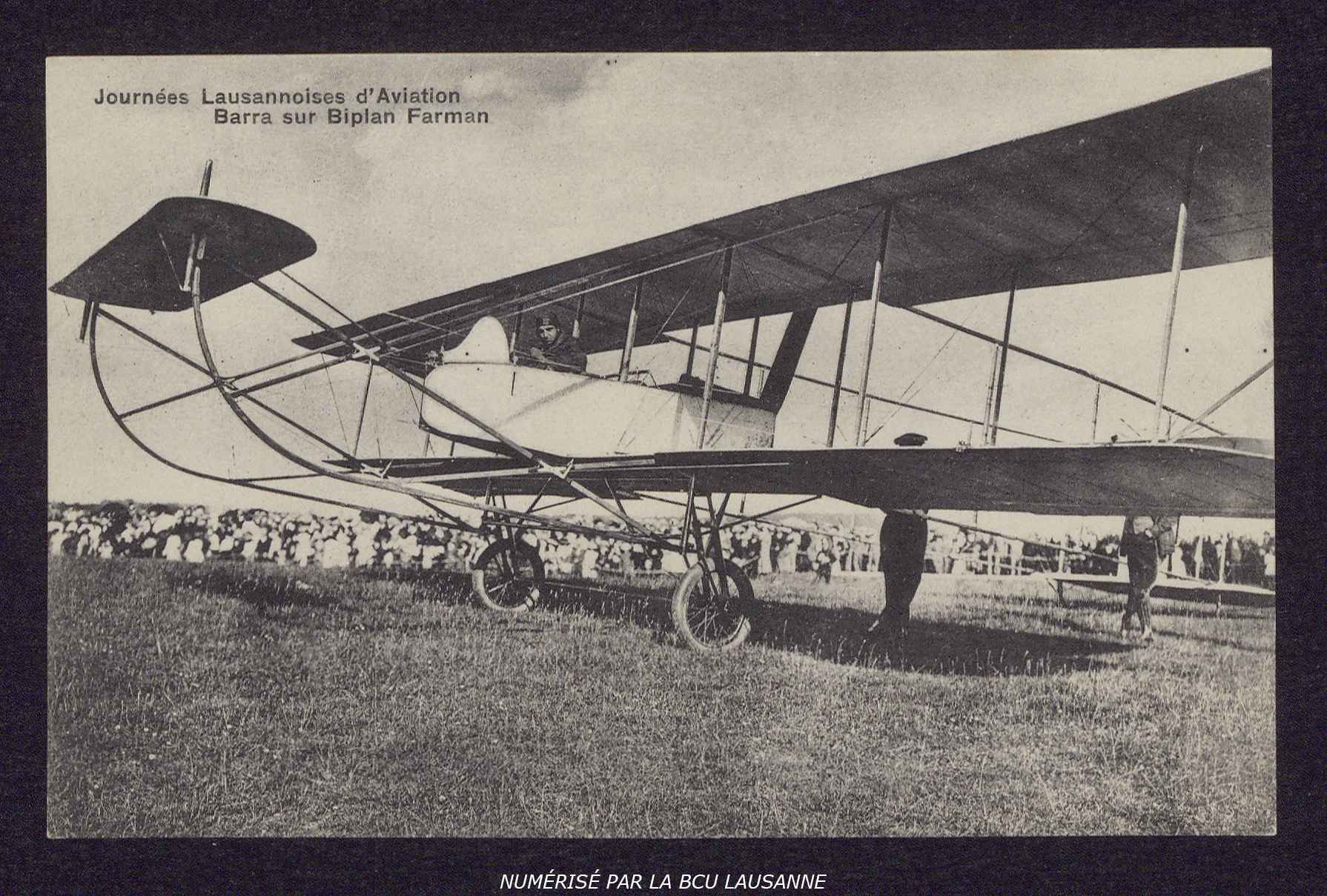 Poster Aviation Journées Lausannoises 1911 – Reproductions D'affiche Vintage 40x60cm
